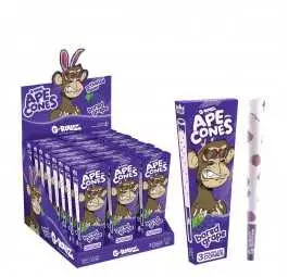 Bibułki G-Rollz Ape Cones Bored Grape - 3 szt.