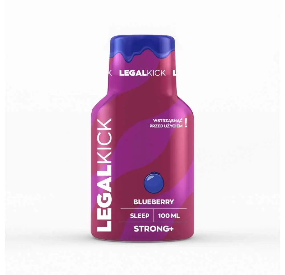 Shot konopny Legal Kick BLUEBERRY STRONG+