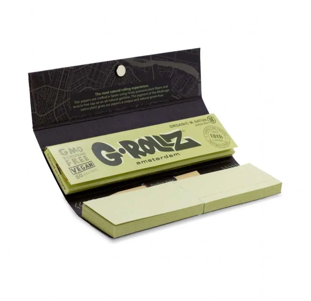 Bibułki G-Rollz Alfa KS Slim + Tipy 50 szt.