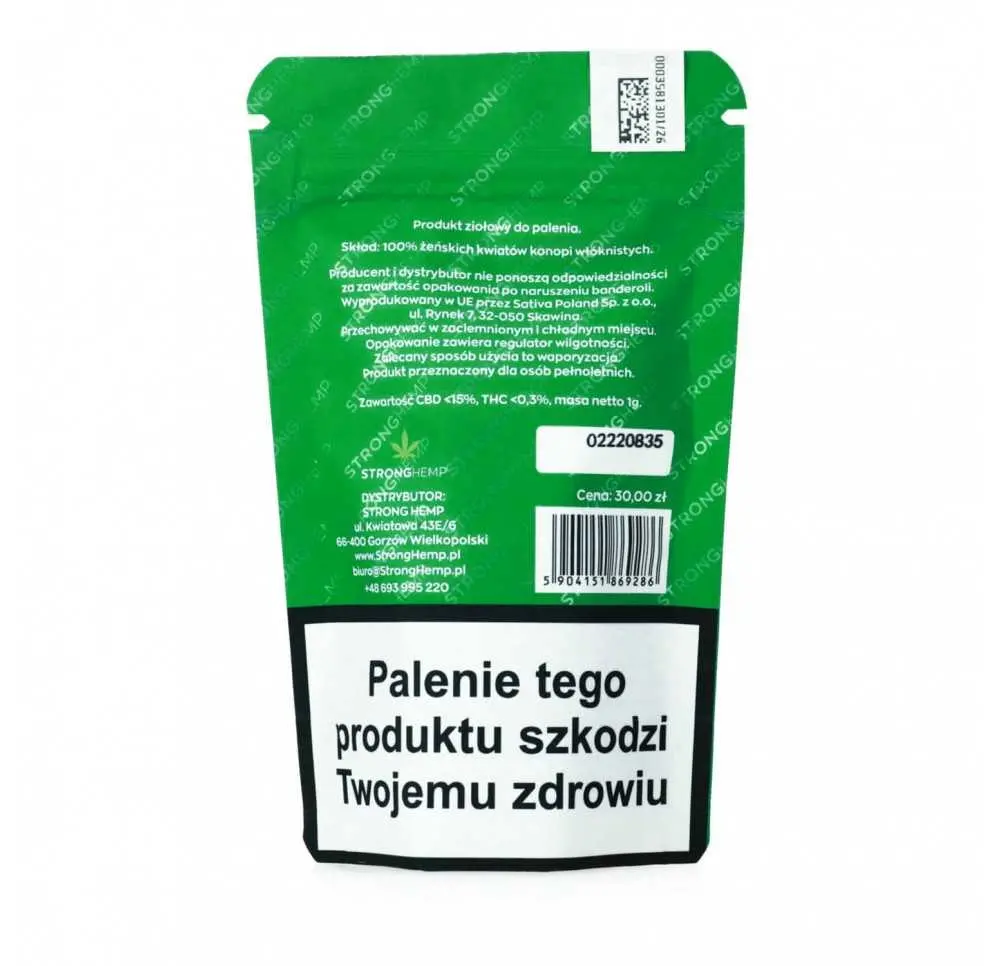 Susz konopny CBD „Green C.” 1g STRONG HEMP